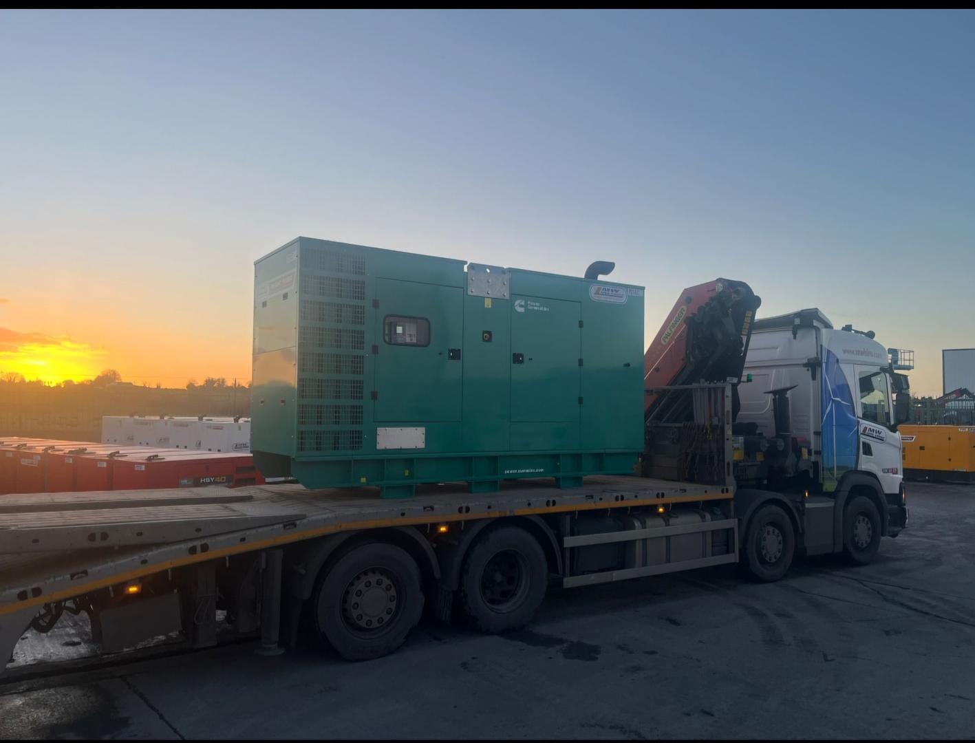 New 275 Cummins heading to a  Galway based hotel for backup power 