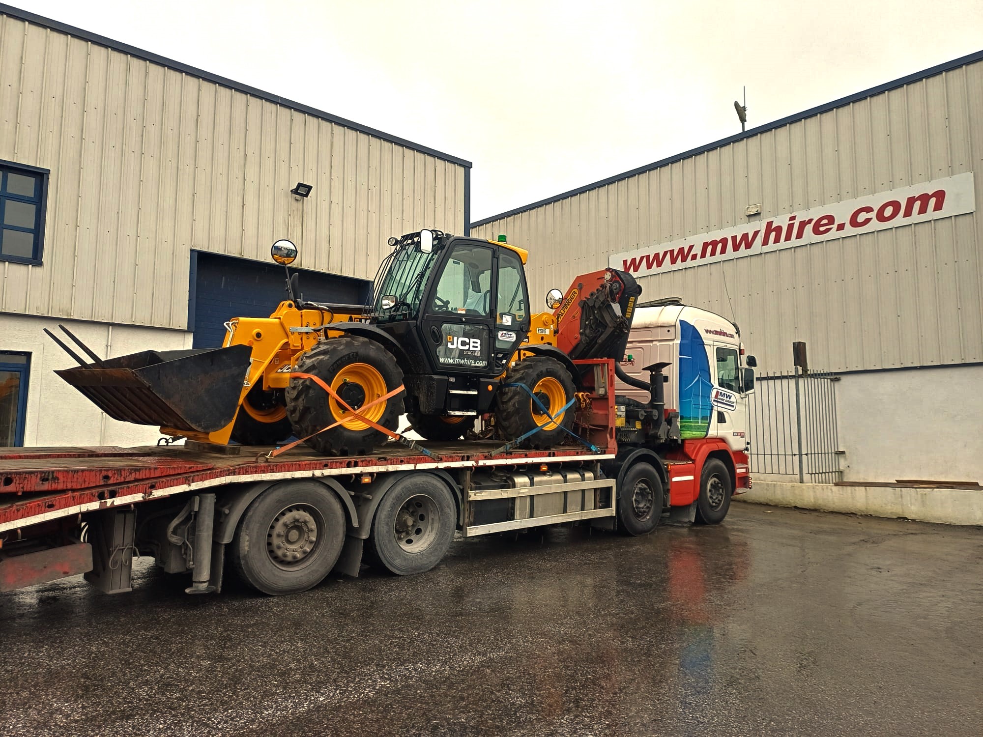 SOLD.... JCB 535-95 Telehandler Loaded and heading to the Customer 