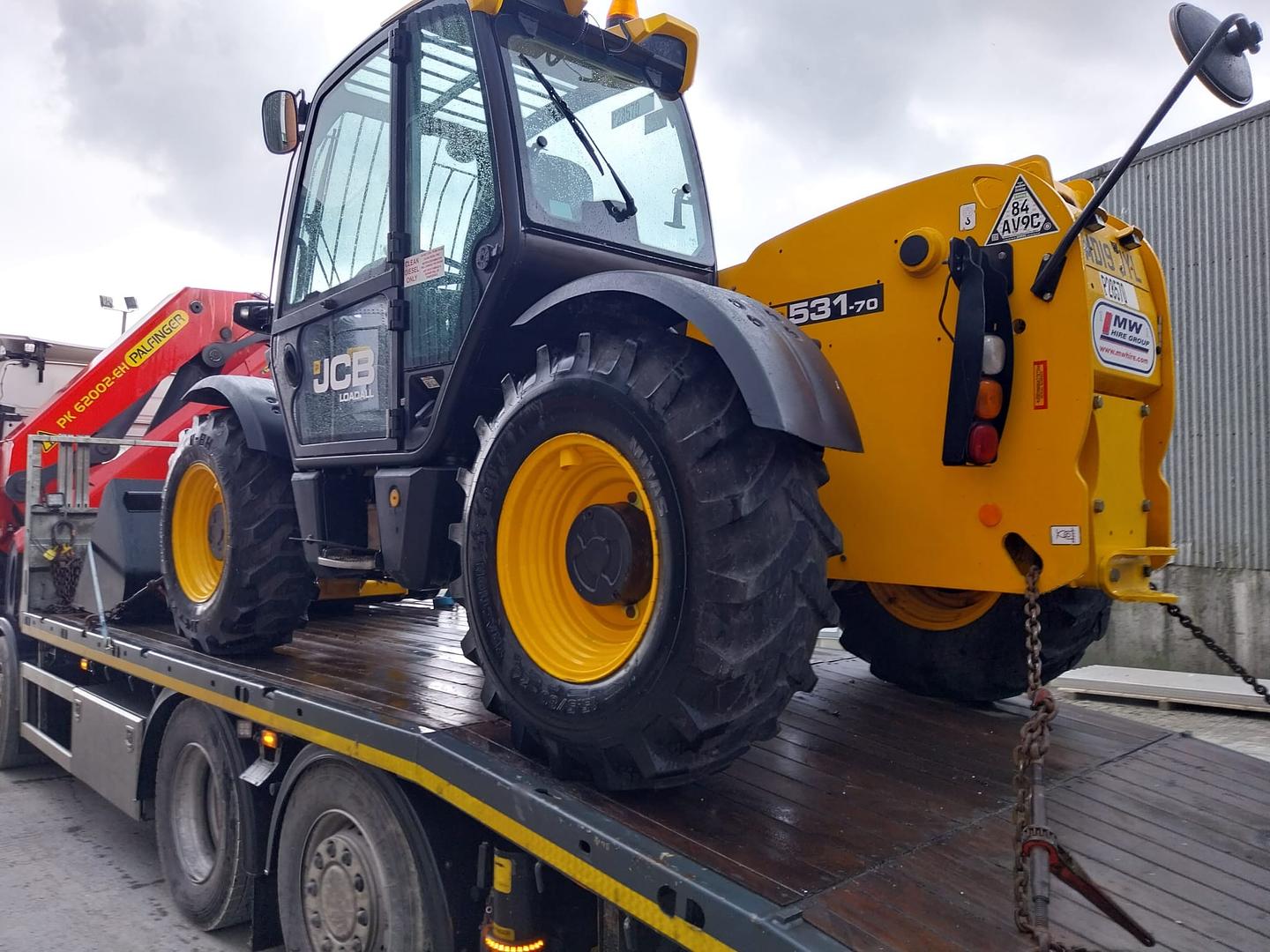  Exrental 7 meter JCB Teleporter sold! Heading away