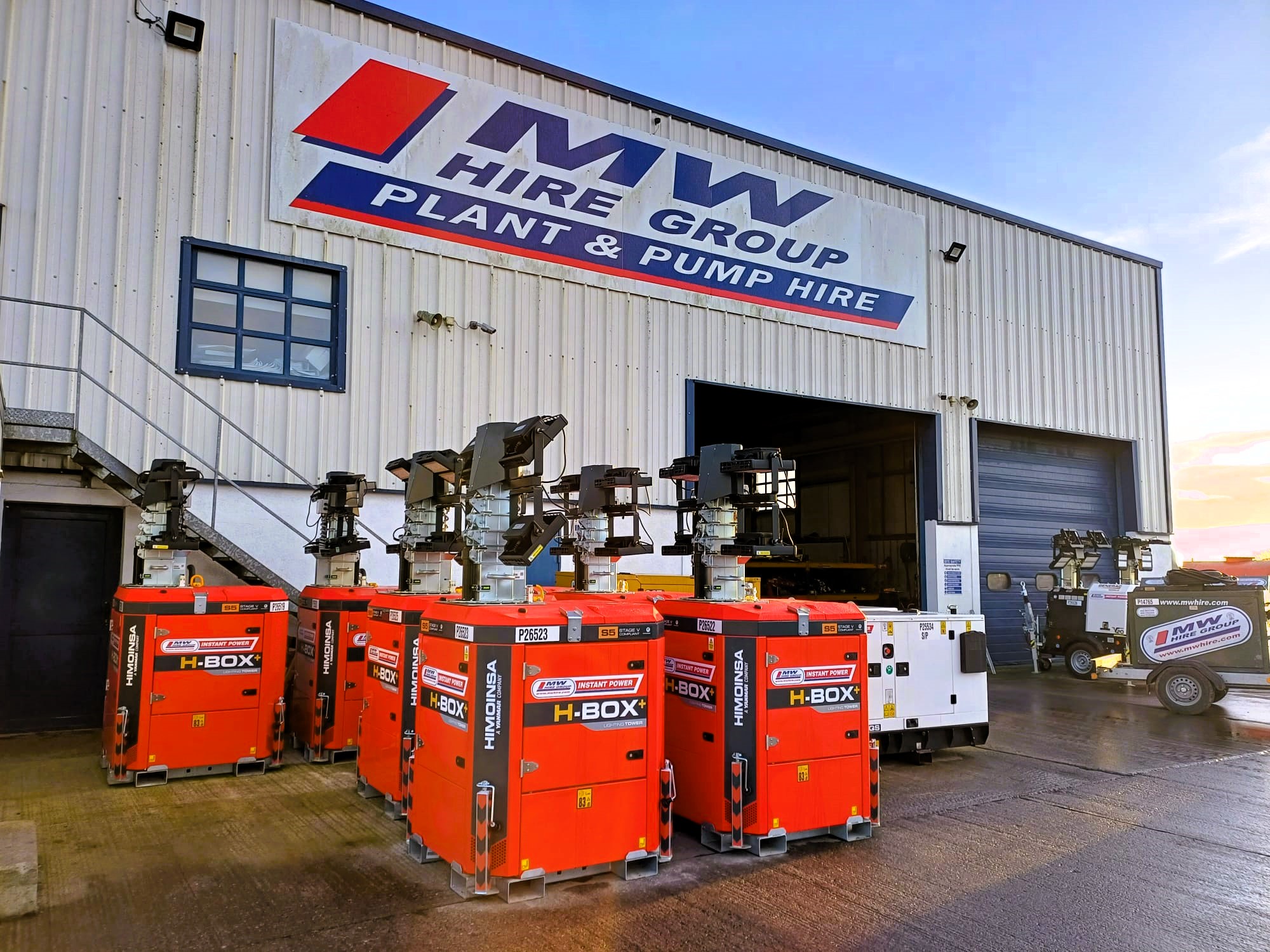 New Himoinsa H-BOX+ Static Lighting towers in to our Rental fleet 