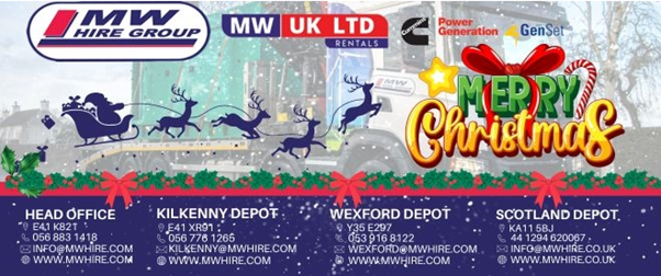 Merry Christmas from all at MW Hire 🎅