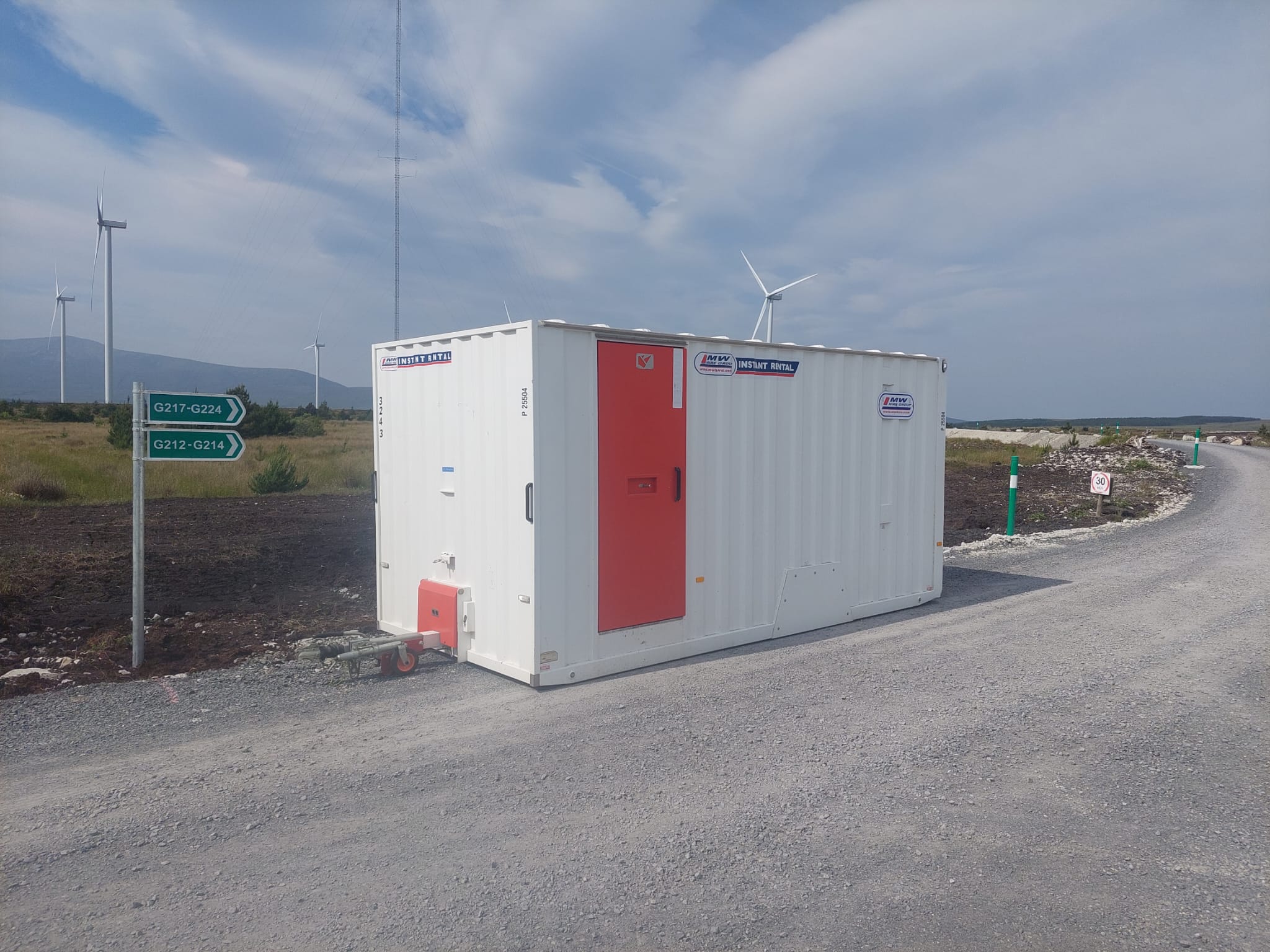 New Welfare Unit set up on site 
