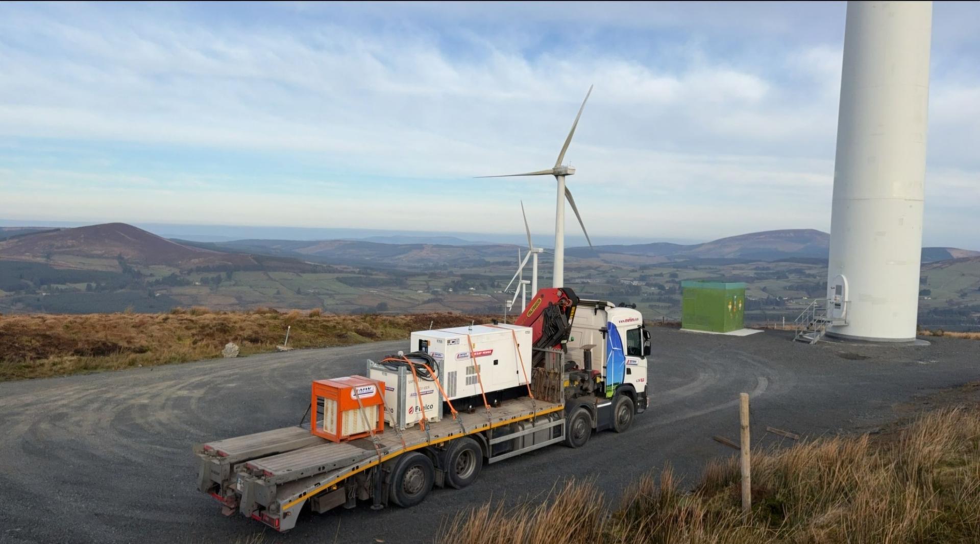 Delivered to Wind farm! 