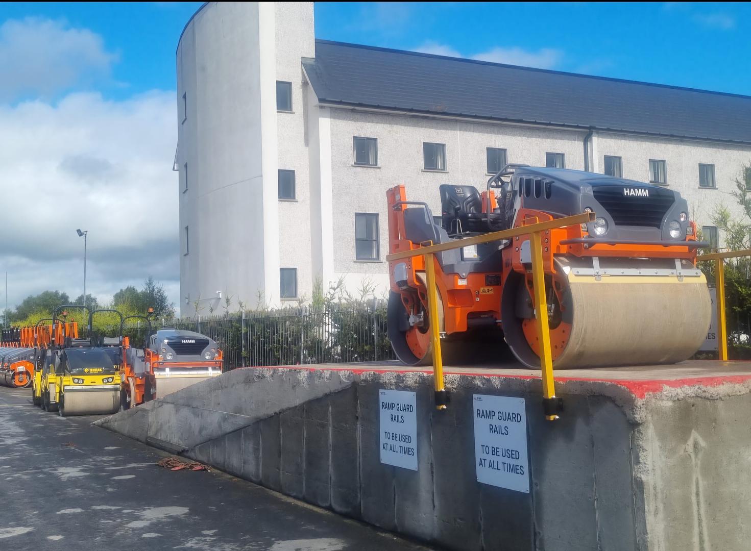 Batch of low hour used Rollers. SOLD to an overseas customer. On the ramp ready to load!
