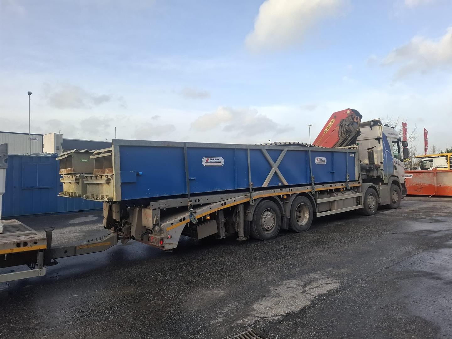 Adjustable Wheel Bath cw Ramps heading on a rental project
