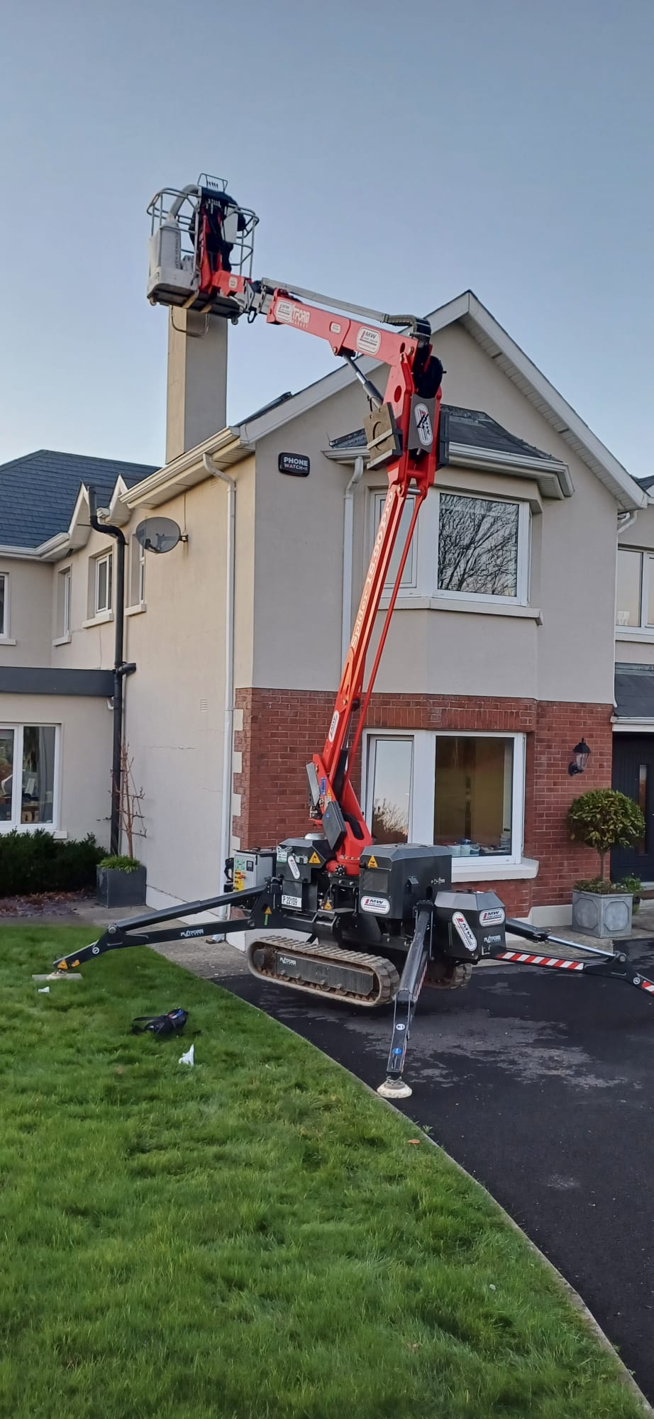 Spider Lift out on hire from our Wexford depot 