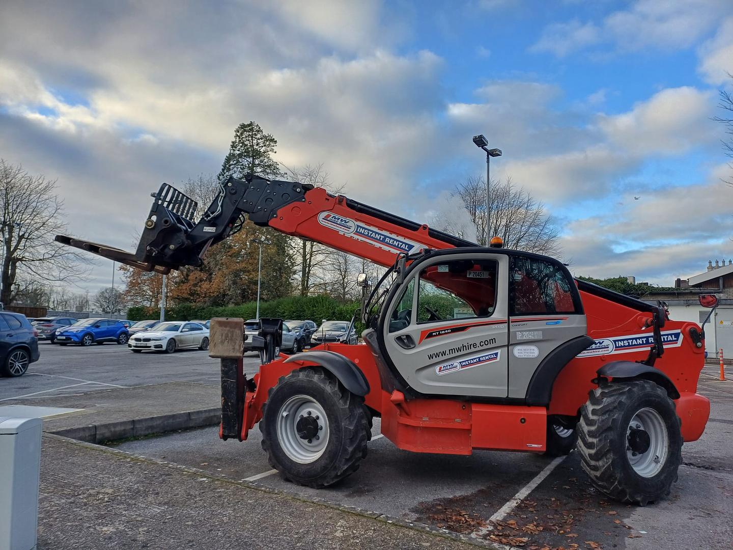 Manitou MT 1840 Telehandler Delivered for hire job!