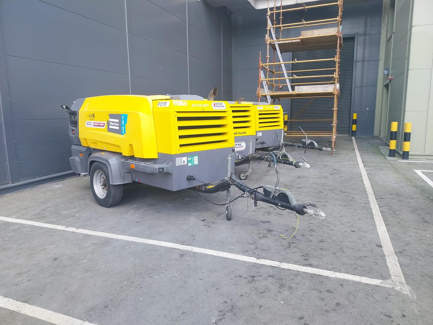 Our compressors delivered to recent hire job!