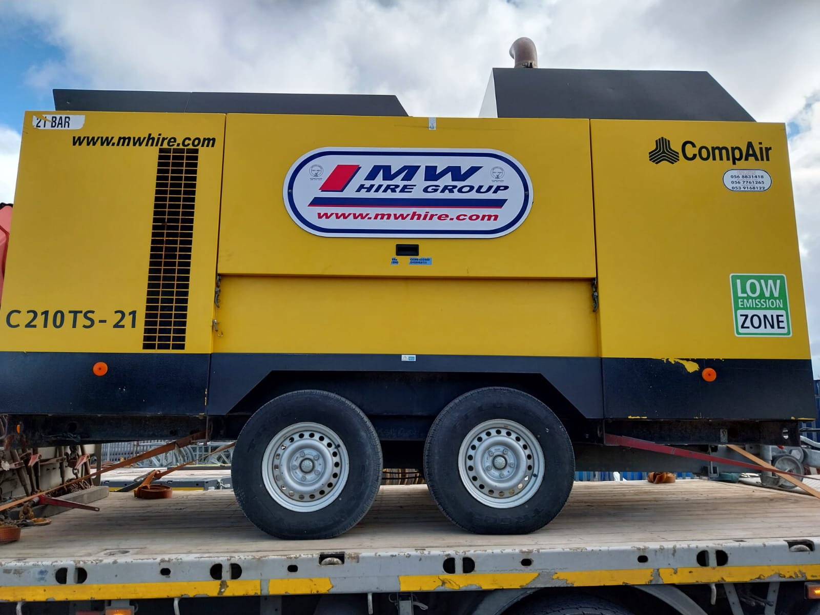 21 Bar Compressor sold to TLI Tralee