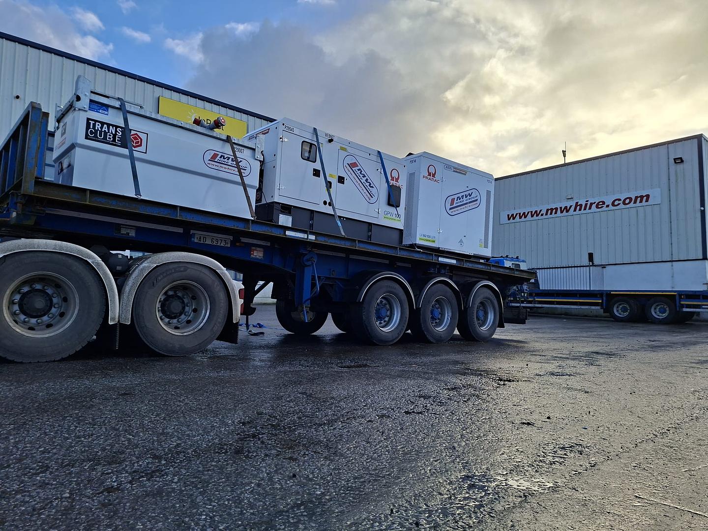 Heading for delivery! Fuel tank, battery bank and Pramac Generator!!💪💪