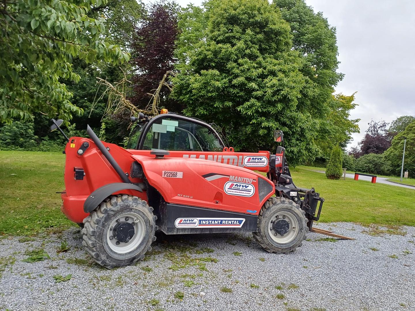 Manitou MT 625H Telehander delivered to site! For rental job!