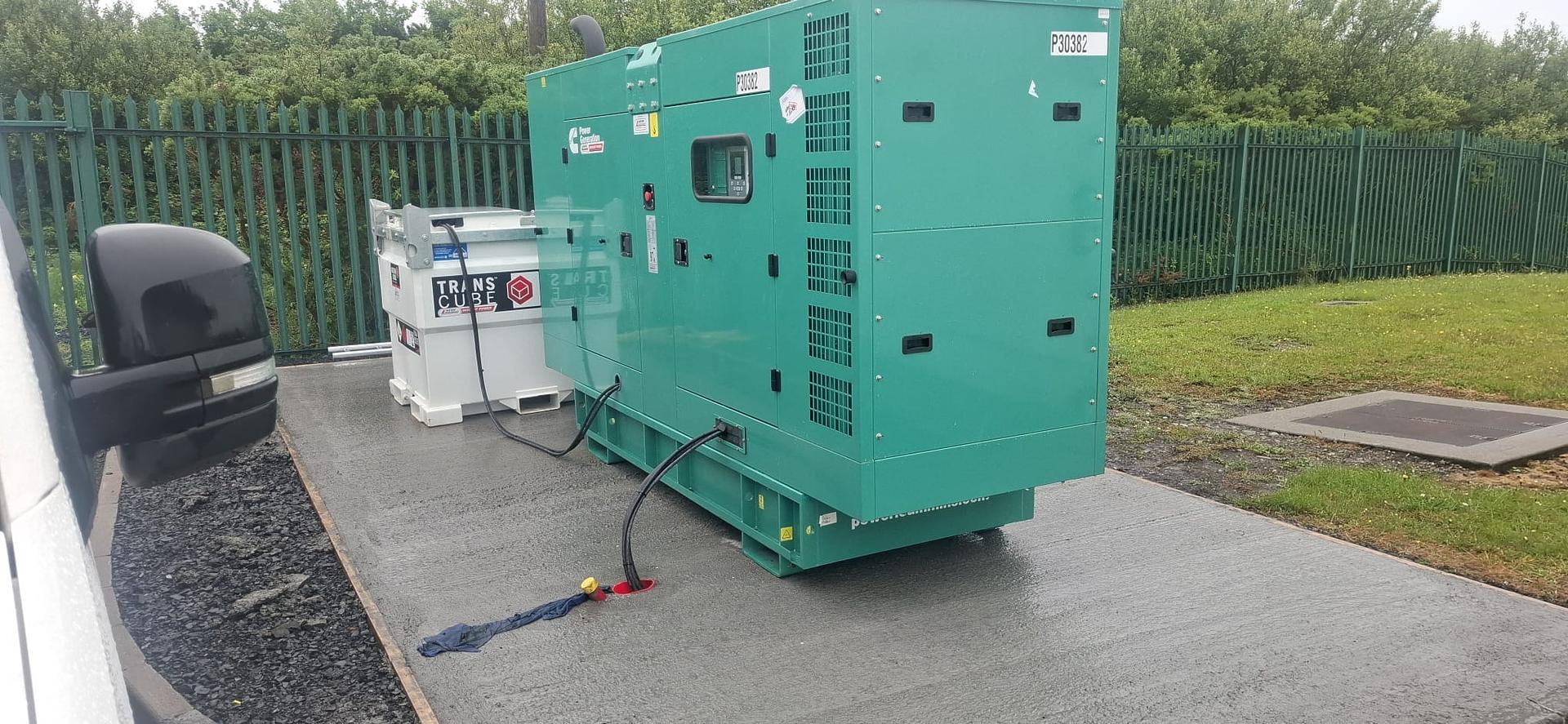 Cummins 220 kva & Western fuel tank SOLD- delivered & set up on a project in Co Mayo!