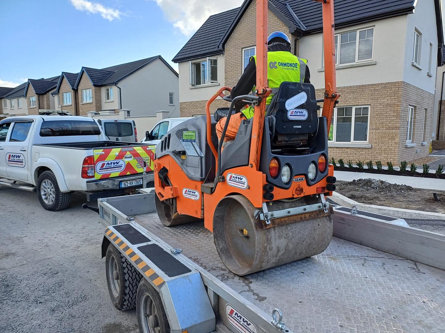 Hamm roller delivered and being put to work right away!