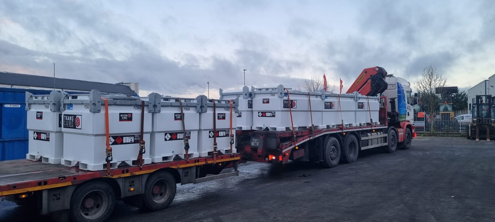 SOLD... Full load of western fuel tanks heading away to the Customer