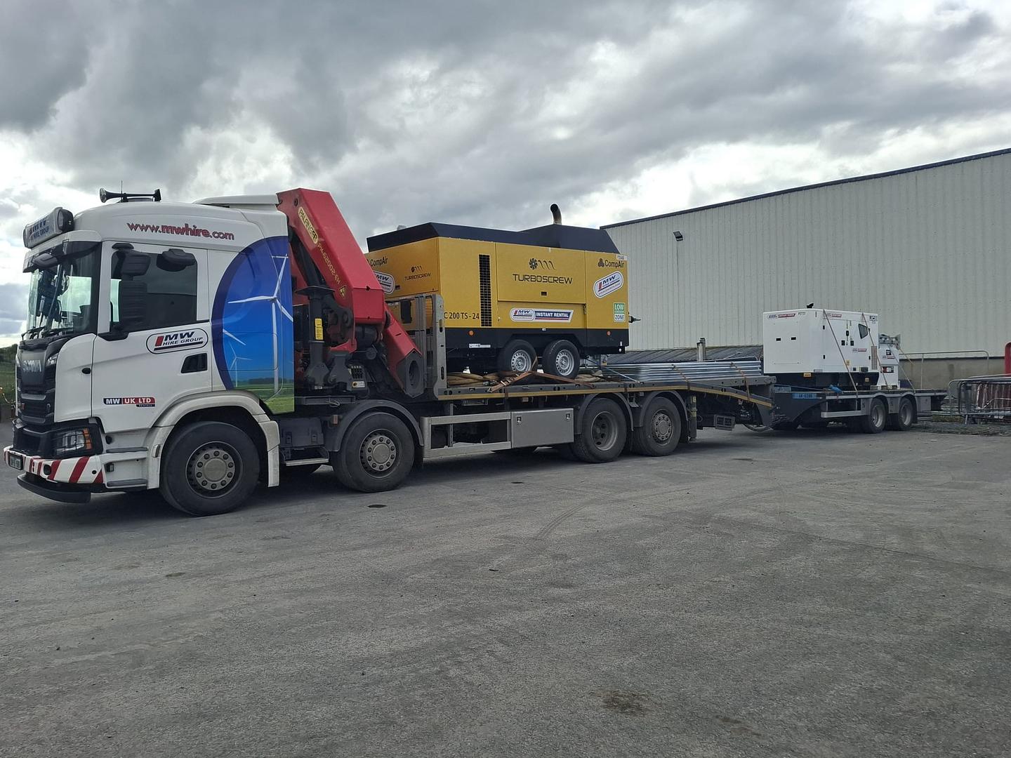 Full load ready for delivery! Heading to customer site!