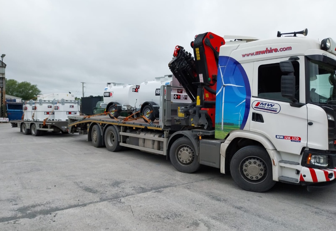  Package of Fuel tanks and generators sold to a kildare based Civil Engineering company