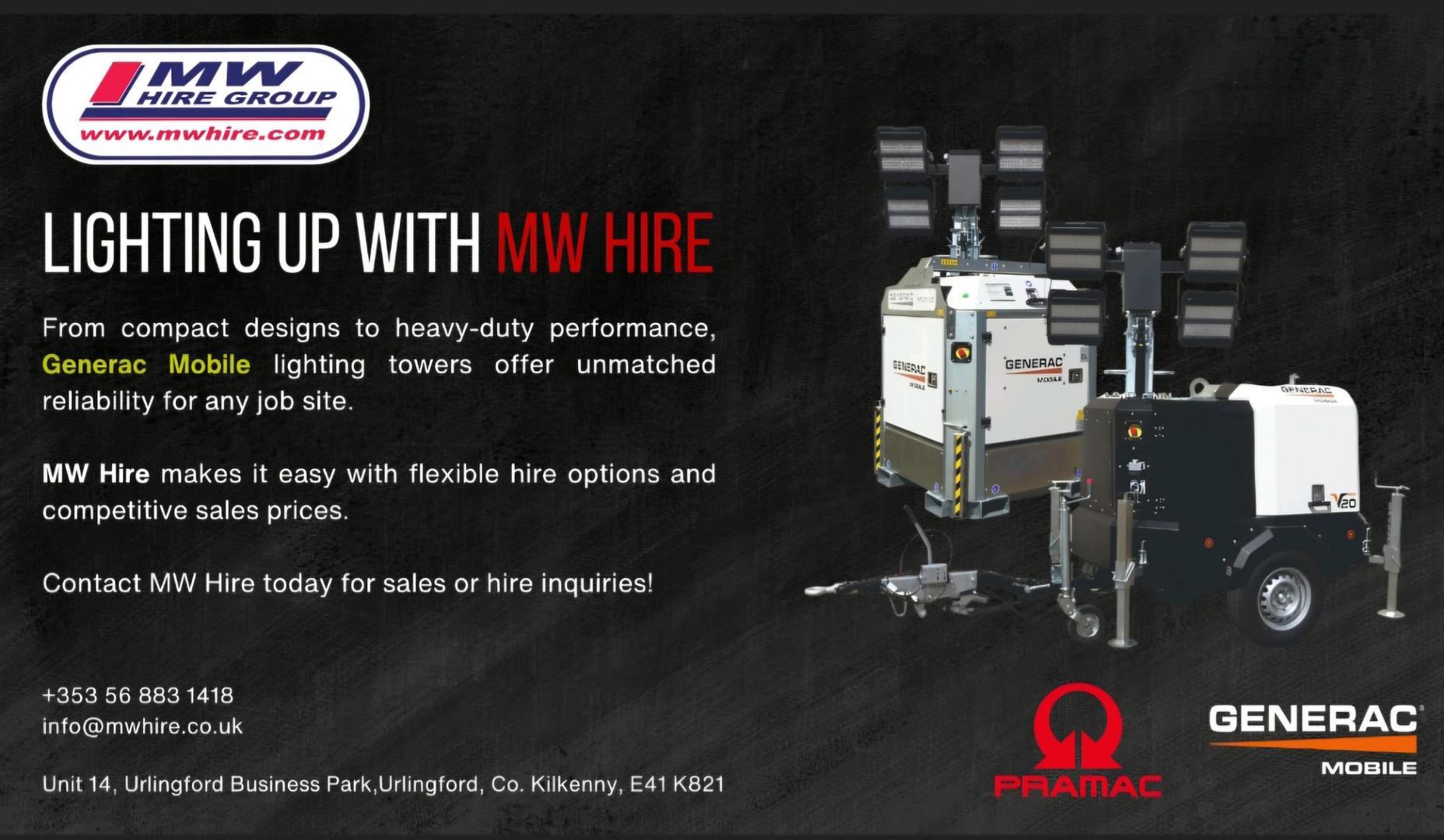 Pramac Tower Lights Available!!