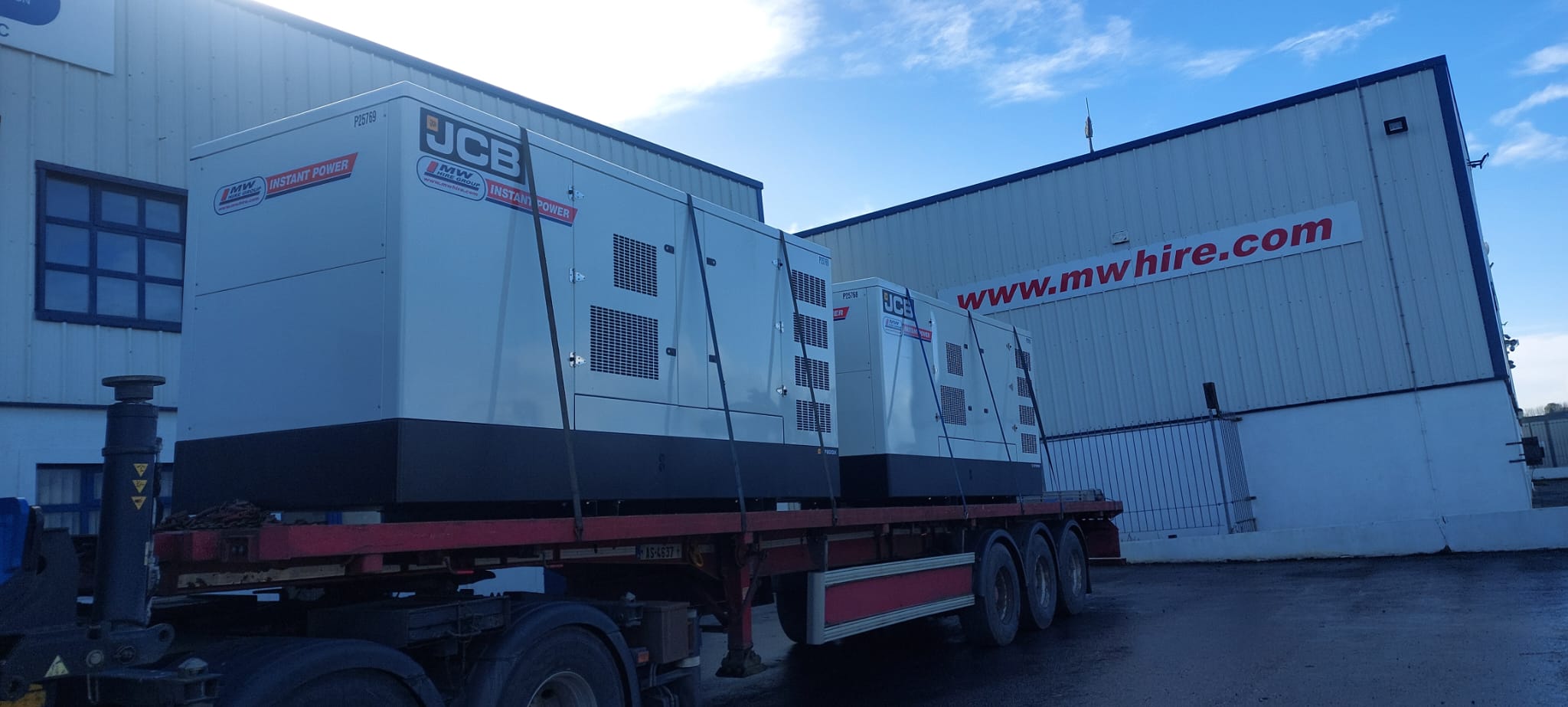2 x 780 KVA Snycronoised Generators heading on a rental project  