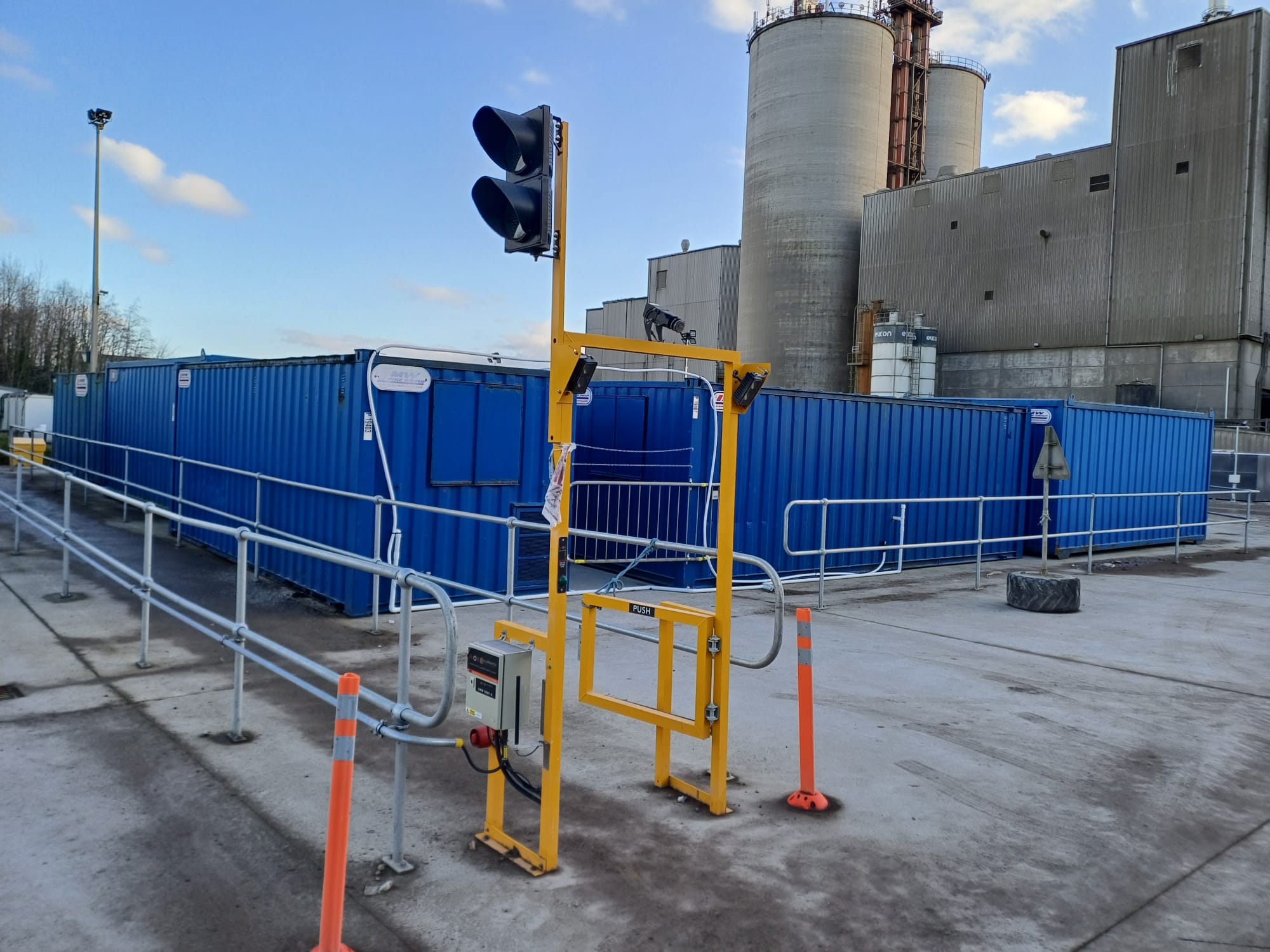 Large compound delivered & set up by MW Hire Group