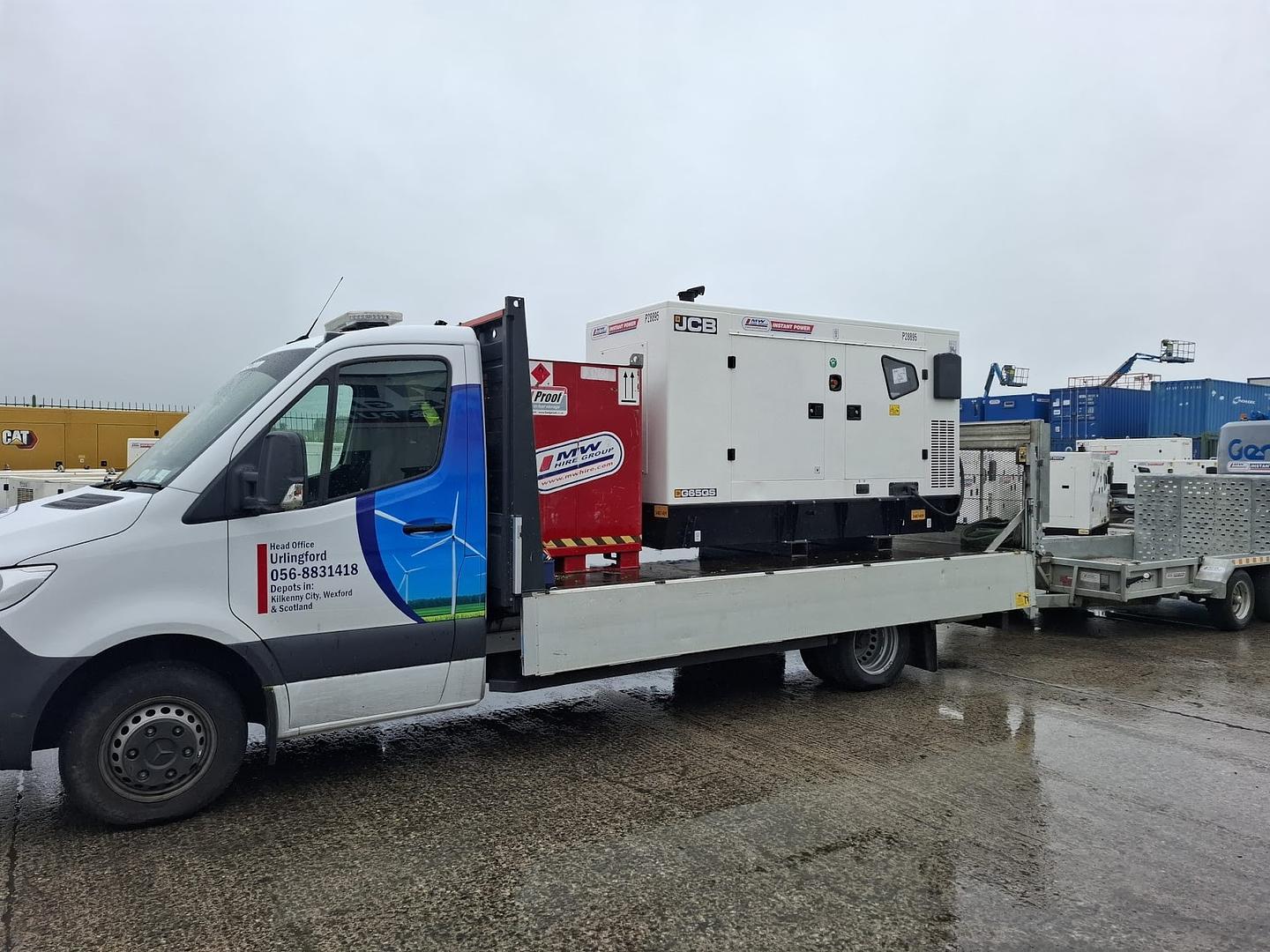 New JCB 65KVA and Ex Rental Fuel Tank SOLD to a local construction Company