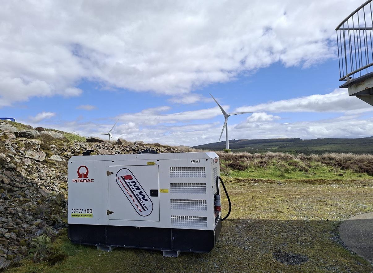 Generator Benefits for Wind Farms: Reliable On-Site Power for Construction, Operations, and Accommodation