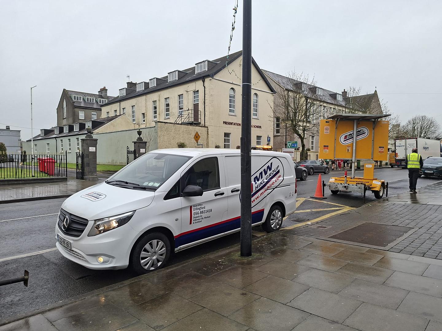 Our vms digital road sign set up for road works!👊👊