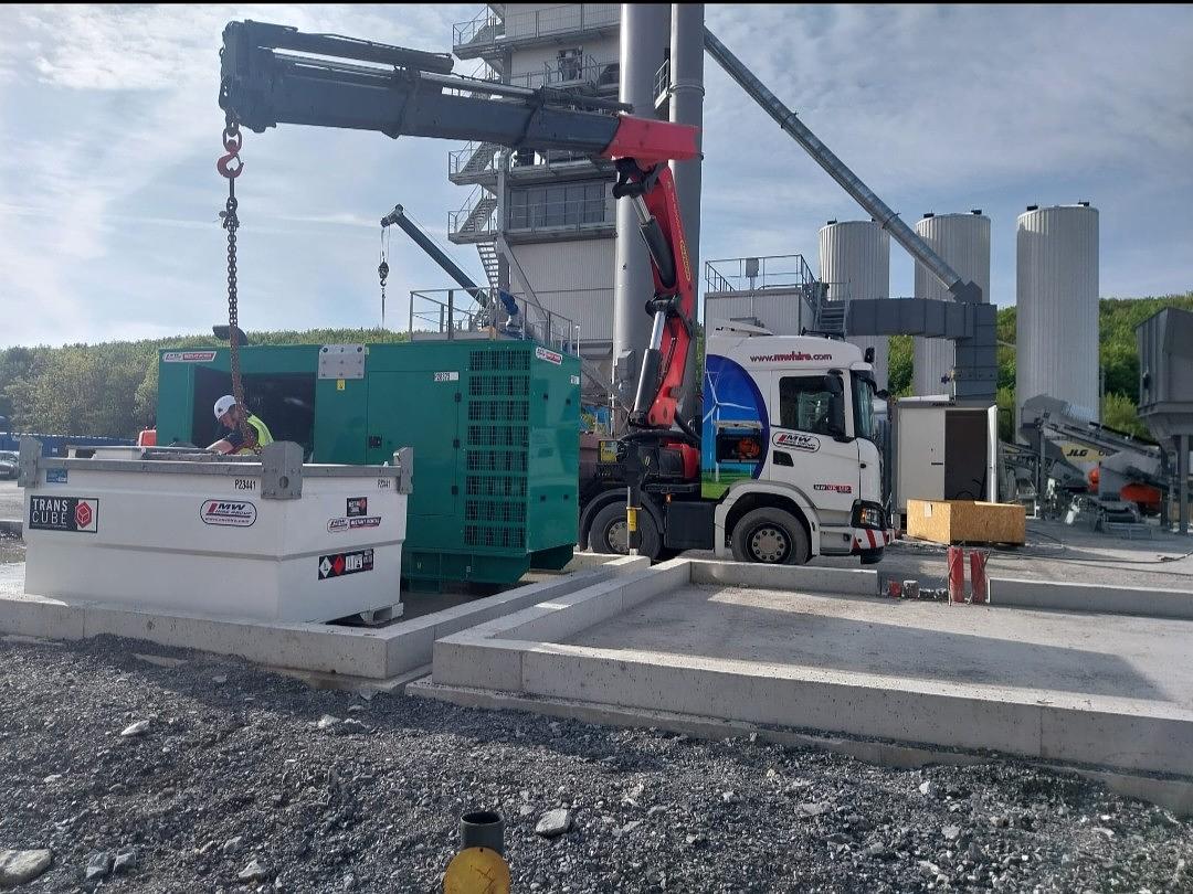 Recent delivery to site! Cummins Generator and Western Global Fuel Tank!