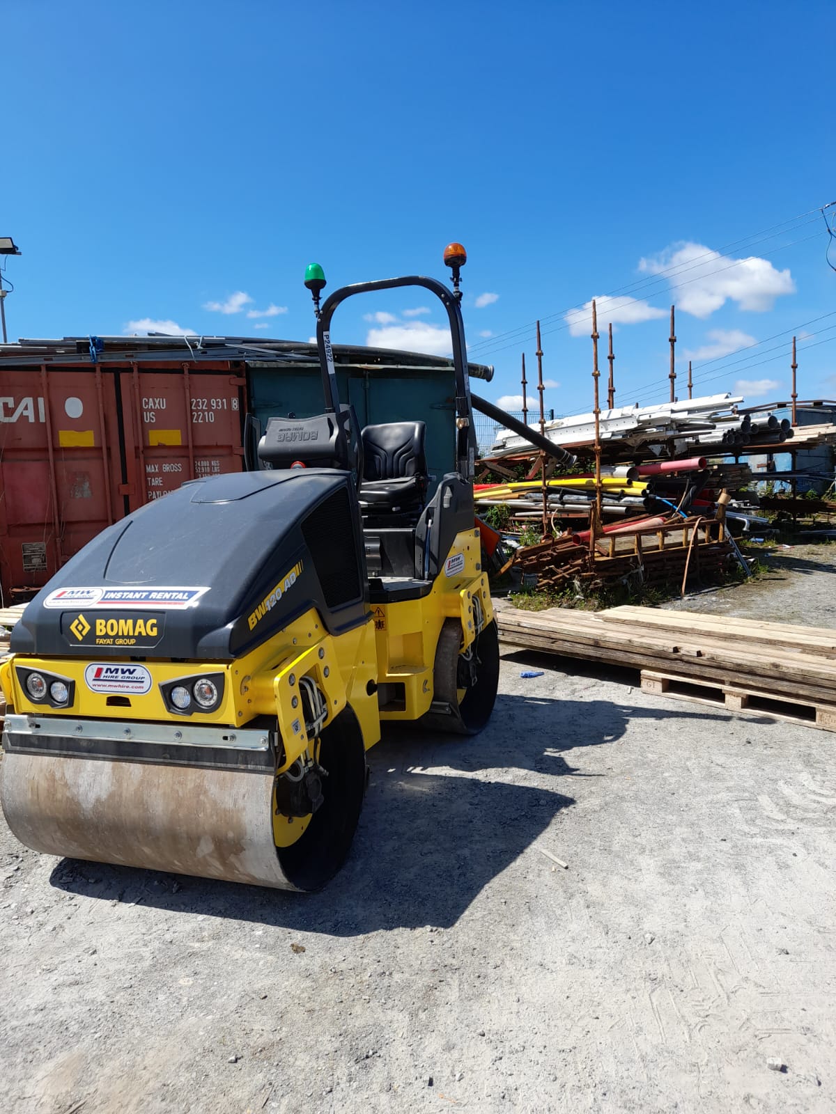 Bomag 120 Roller out on Hire from our Kilkenny Depot 