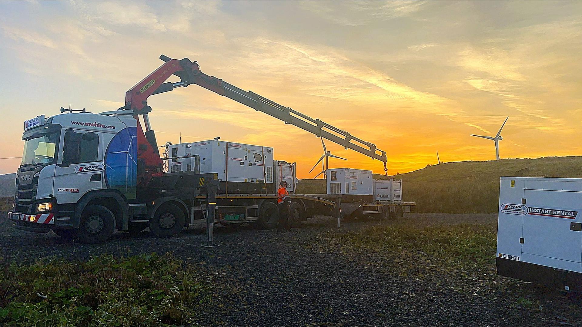 Wind Farms in Ireland: Why Reliable Site Power Matters—and How Pramac Battery Banks Can Cut Costs