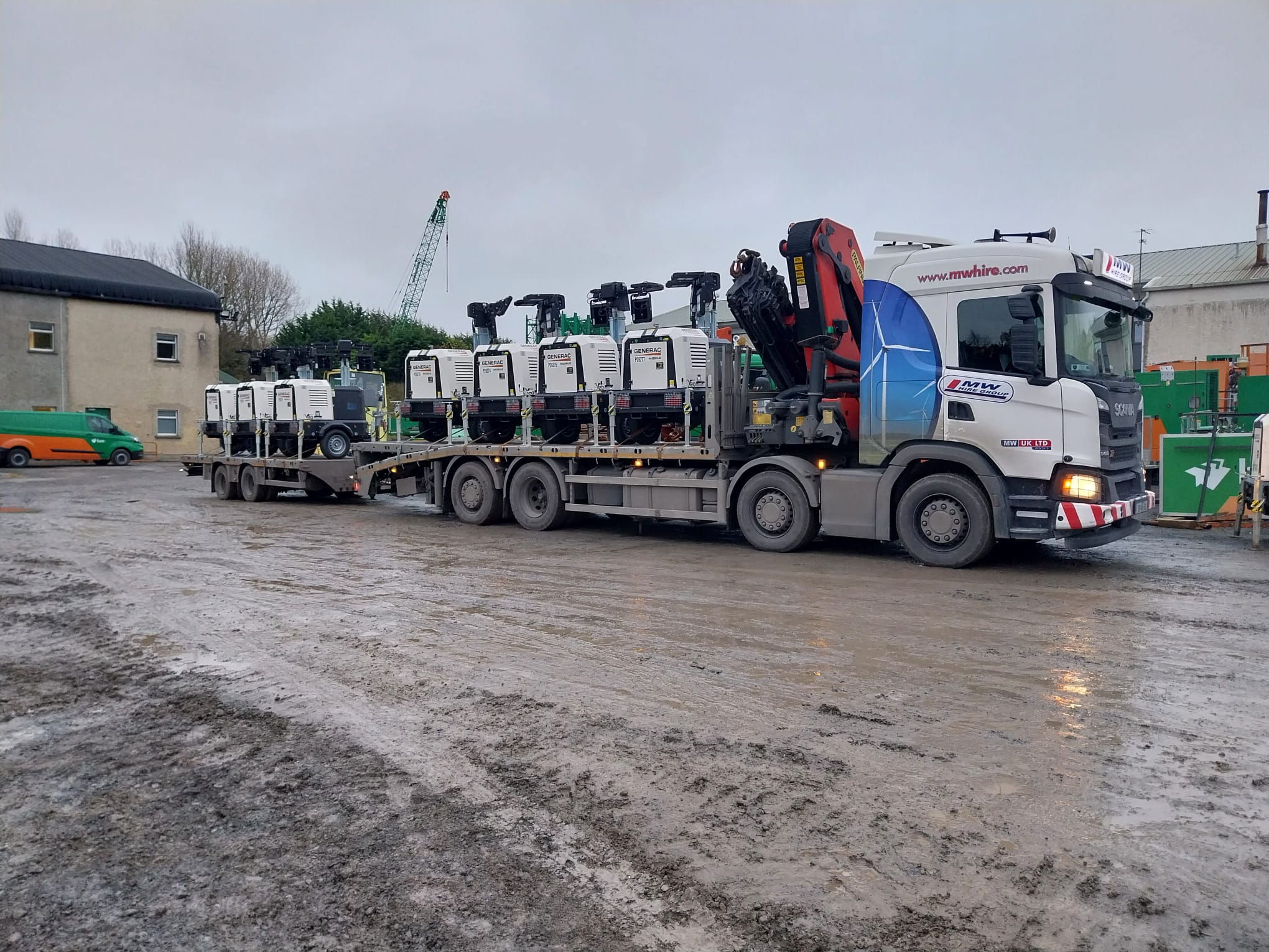 Lighting towers SOLD and delivered to the customer  