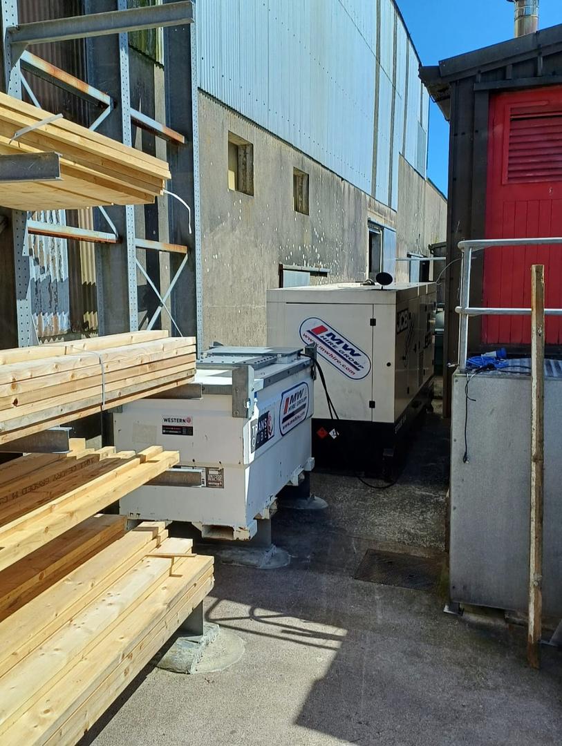 300 KVA & Feed tank working on a job in Co Cork