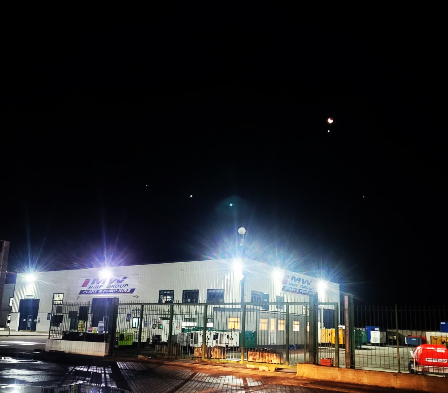 Urlingford Depot this morning 🌜