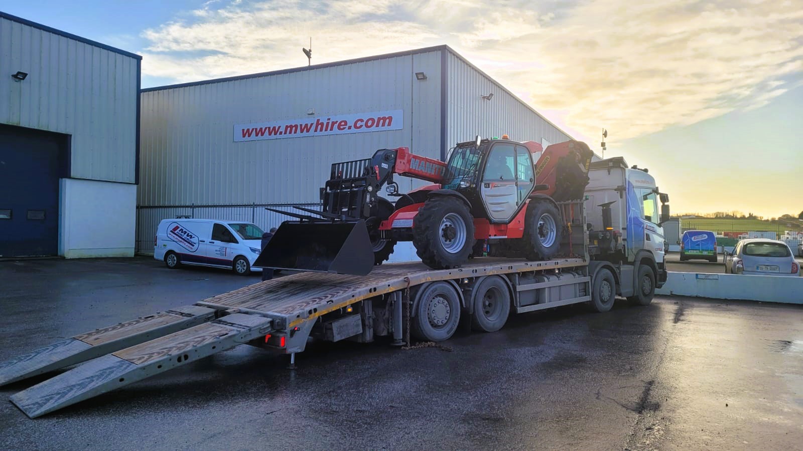 SOLD... New 733 Manitou Teleporter sold to Tipperary based Plant Hire Company
