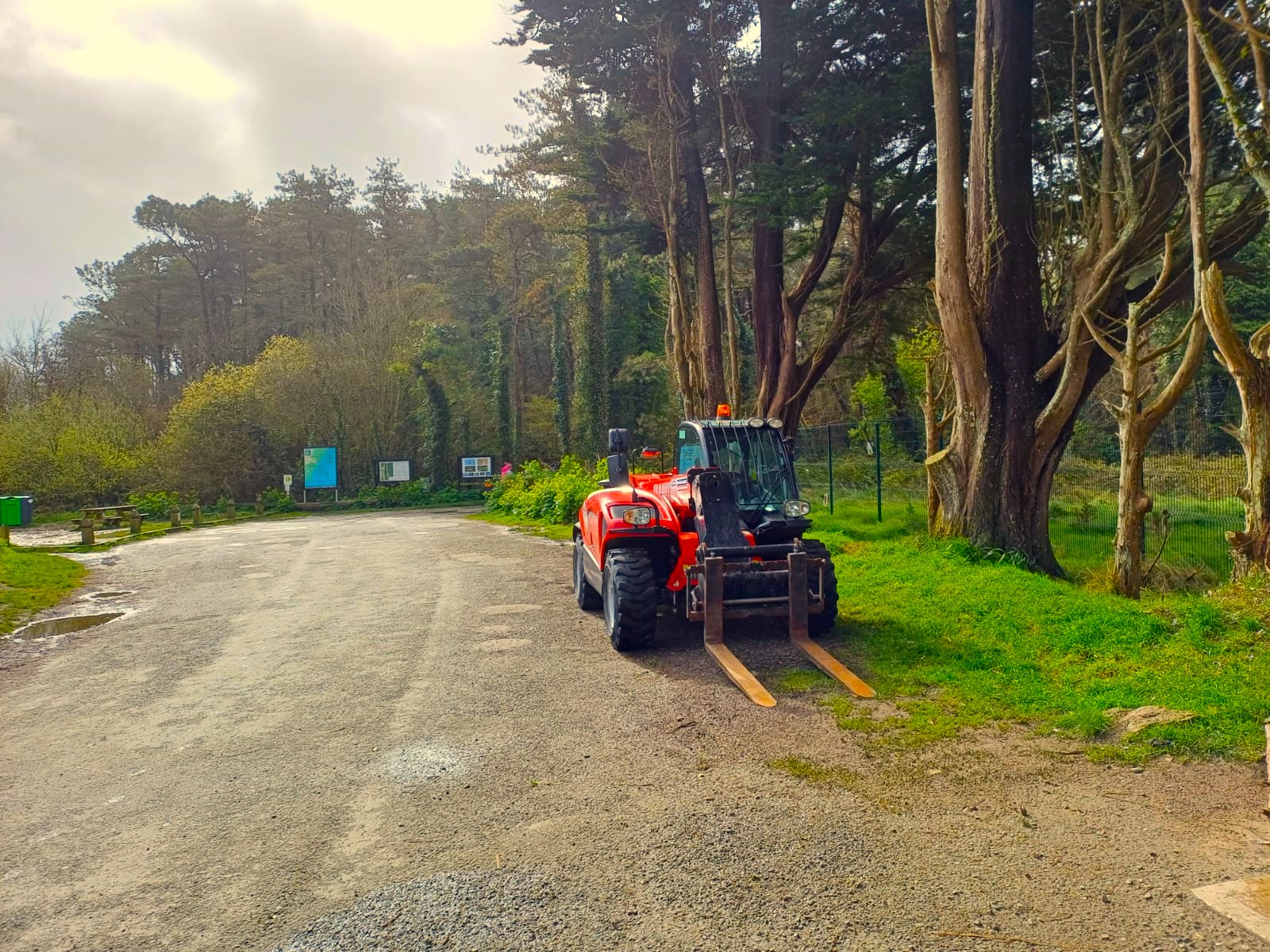 6 meter Manitou out on hire from our wexford depot
