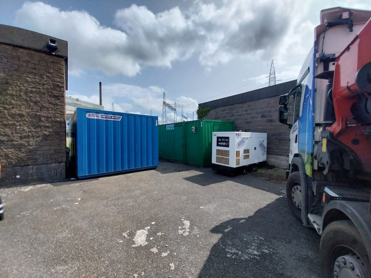 20 X 10ft Anti Vandel Drying room Dropped off to a site in Kerry 