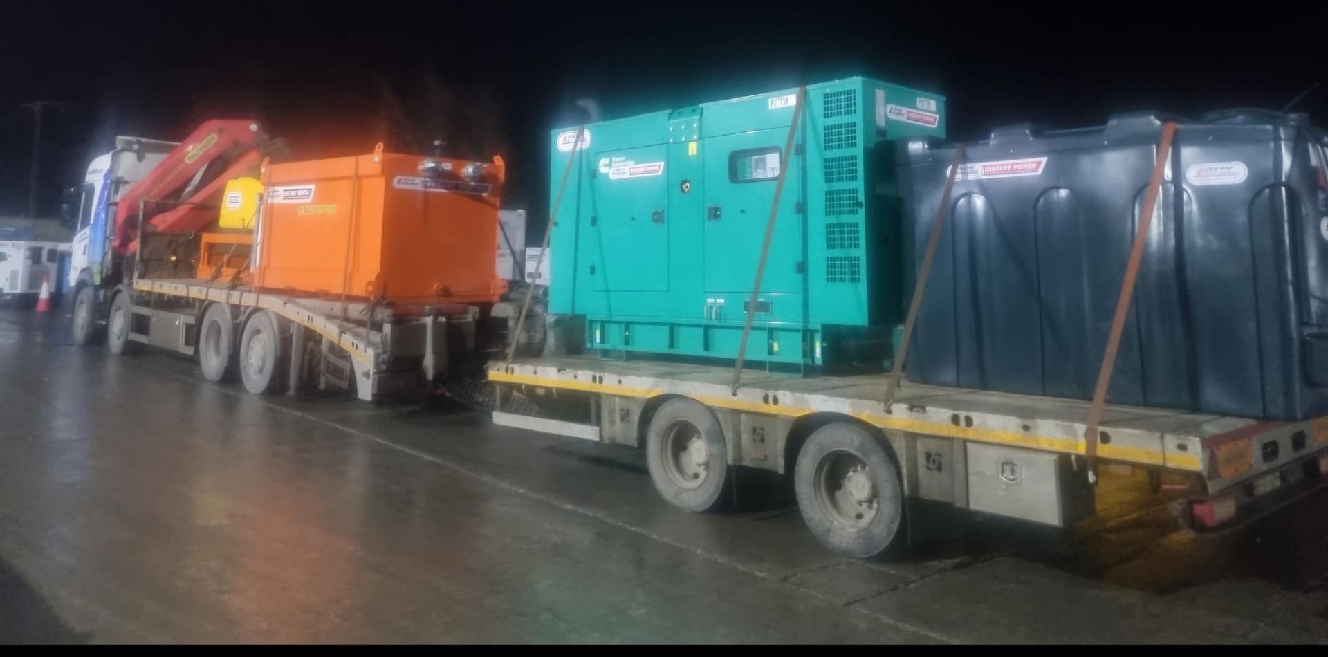 New Cummins 170 KVA & Fuel tank SOLD!! 6" SPP pump & Settlement tank also going out on hire!