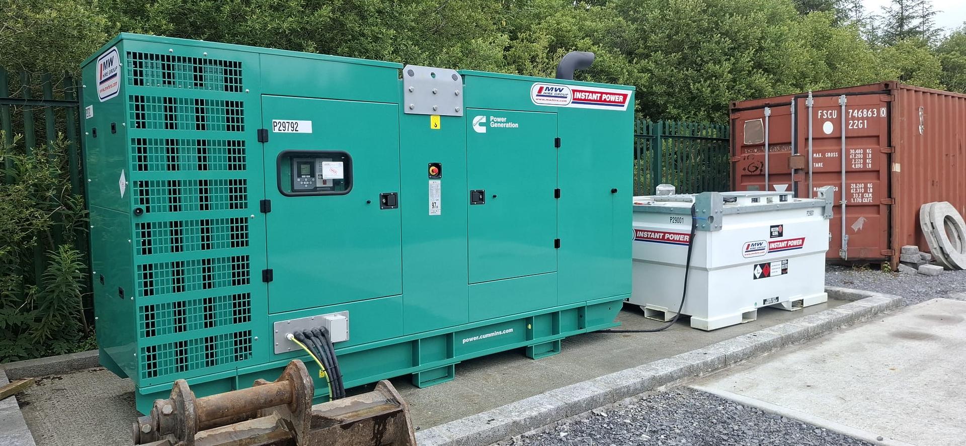 Cummins 330 KVA & Western 5000 liter fuel tank - SOLD to a customer in Galway