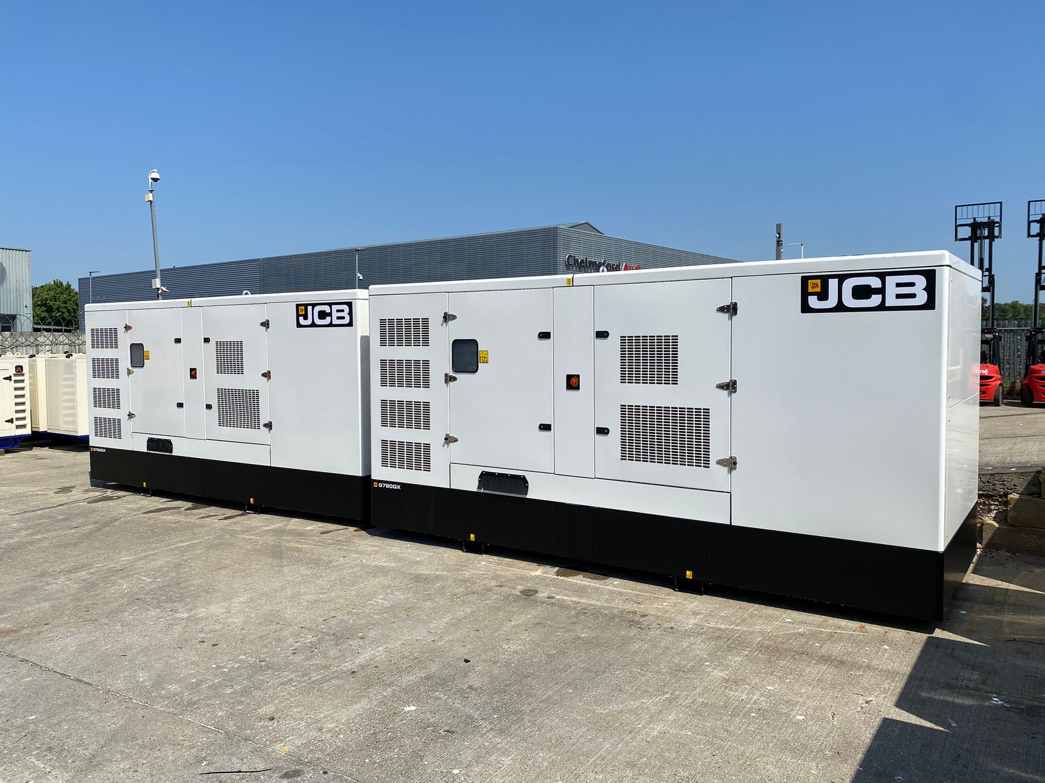 Two new JCB G780QX Generators arriving into stock.  Contact us for info.