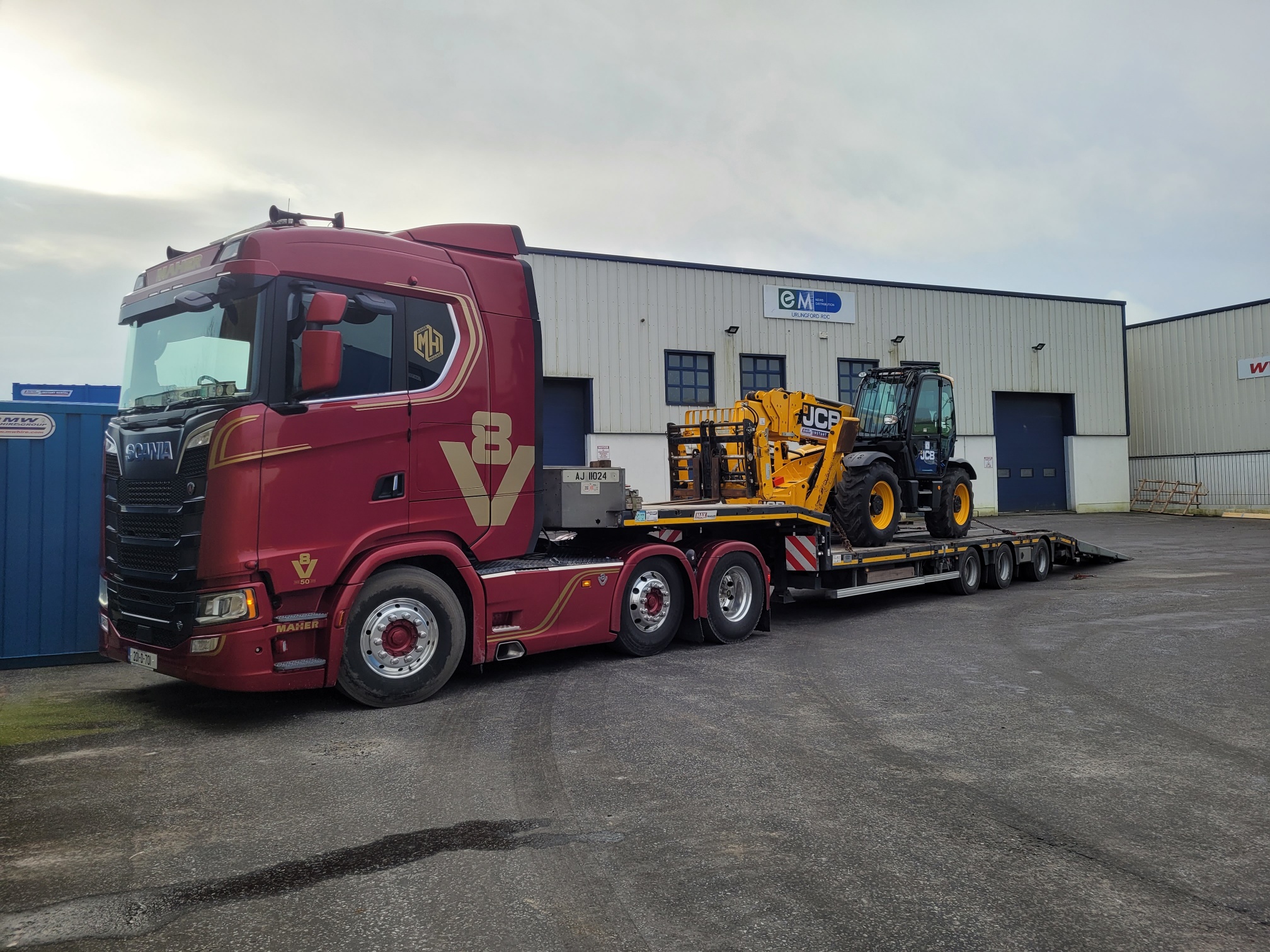 SOLD.... 18 Meter JCB Telehander collected by customer