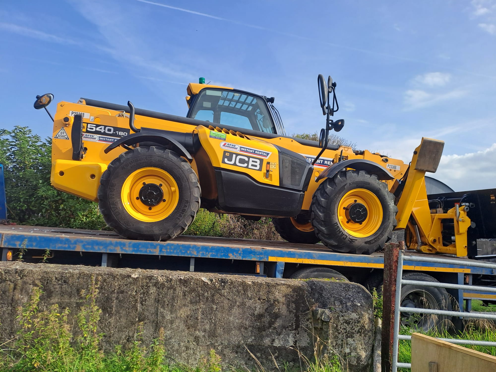 SOLD.. 18 Meter JCB  enroute to the customer