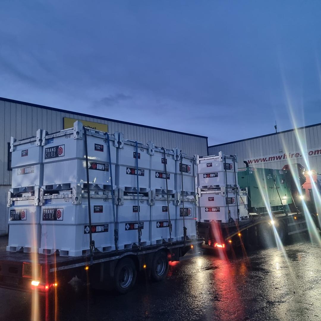 Load of Western Global fuel tanks SOLD .. heading to a renatl company in Dublin ✅