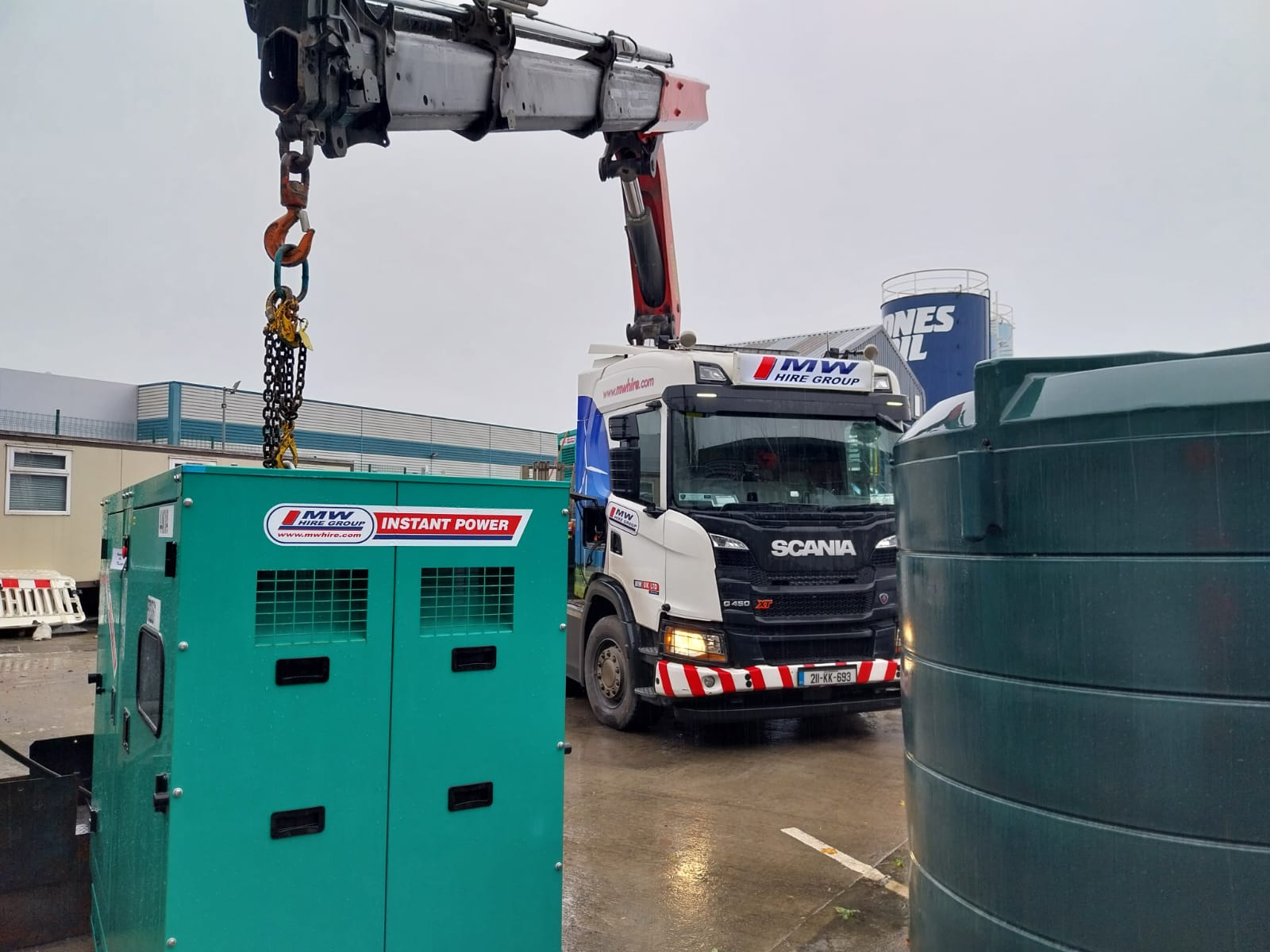 44KVA Cummins Generator dropped on site