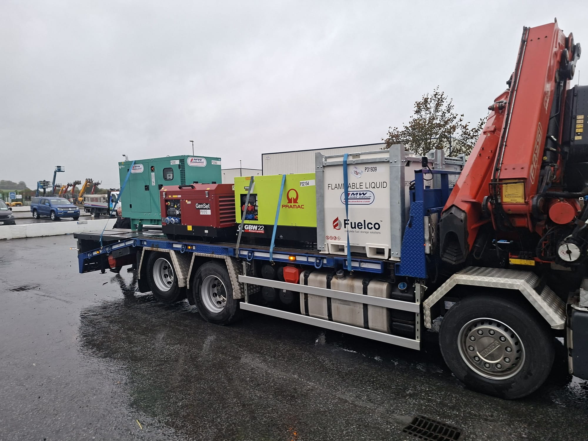 Generators of all Shapes and Sizes heading to there new home in the West!
