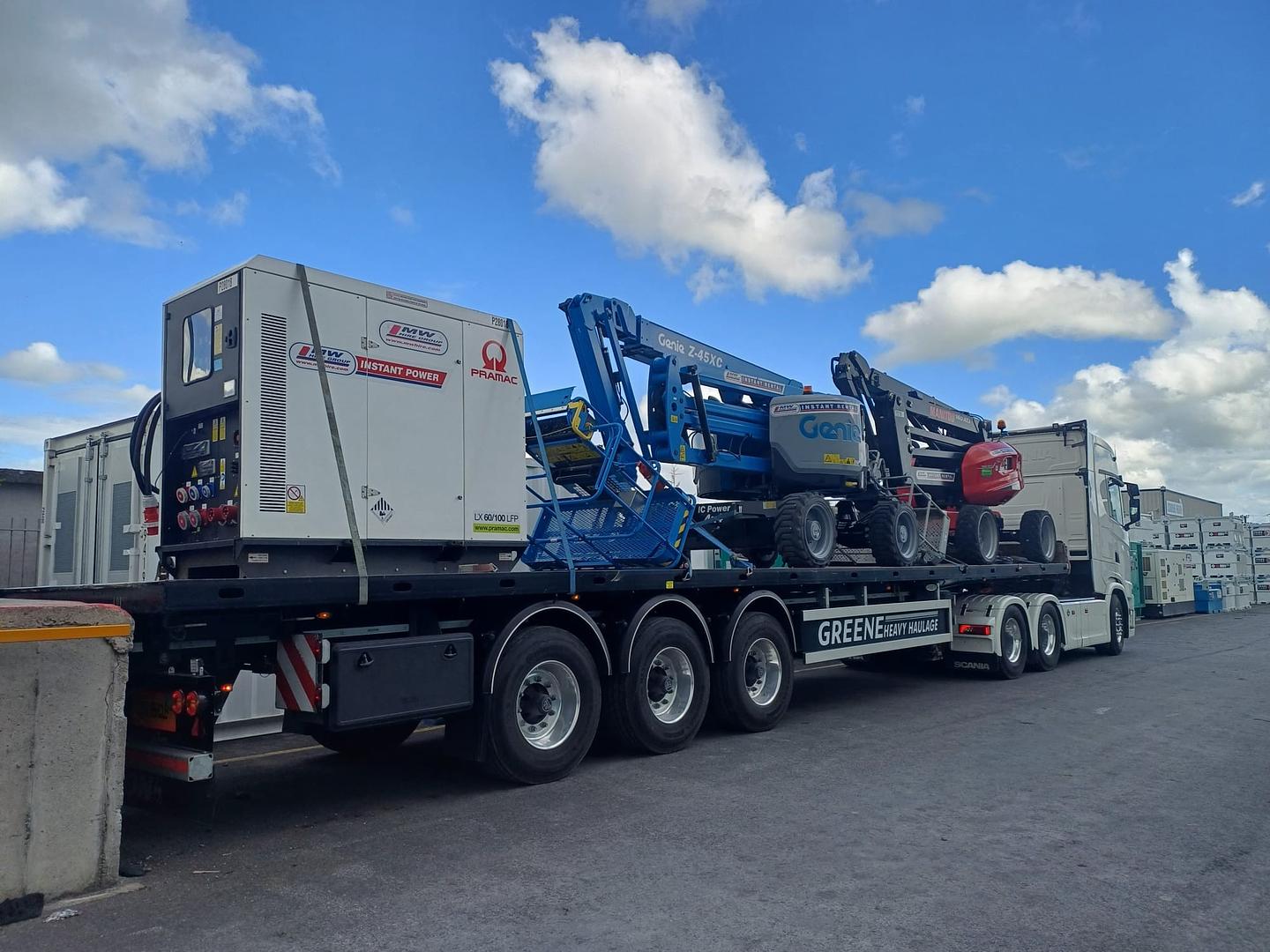 Another Happy Customer! Pramac Battery Bank! Genie Boom Lift! Manitou Boom Lift!