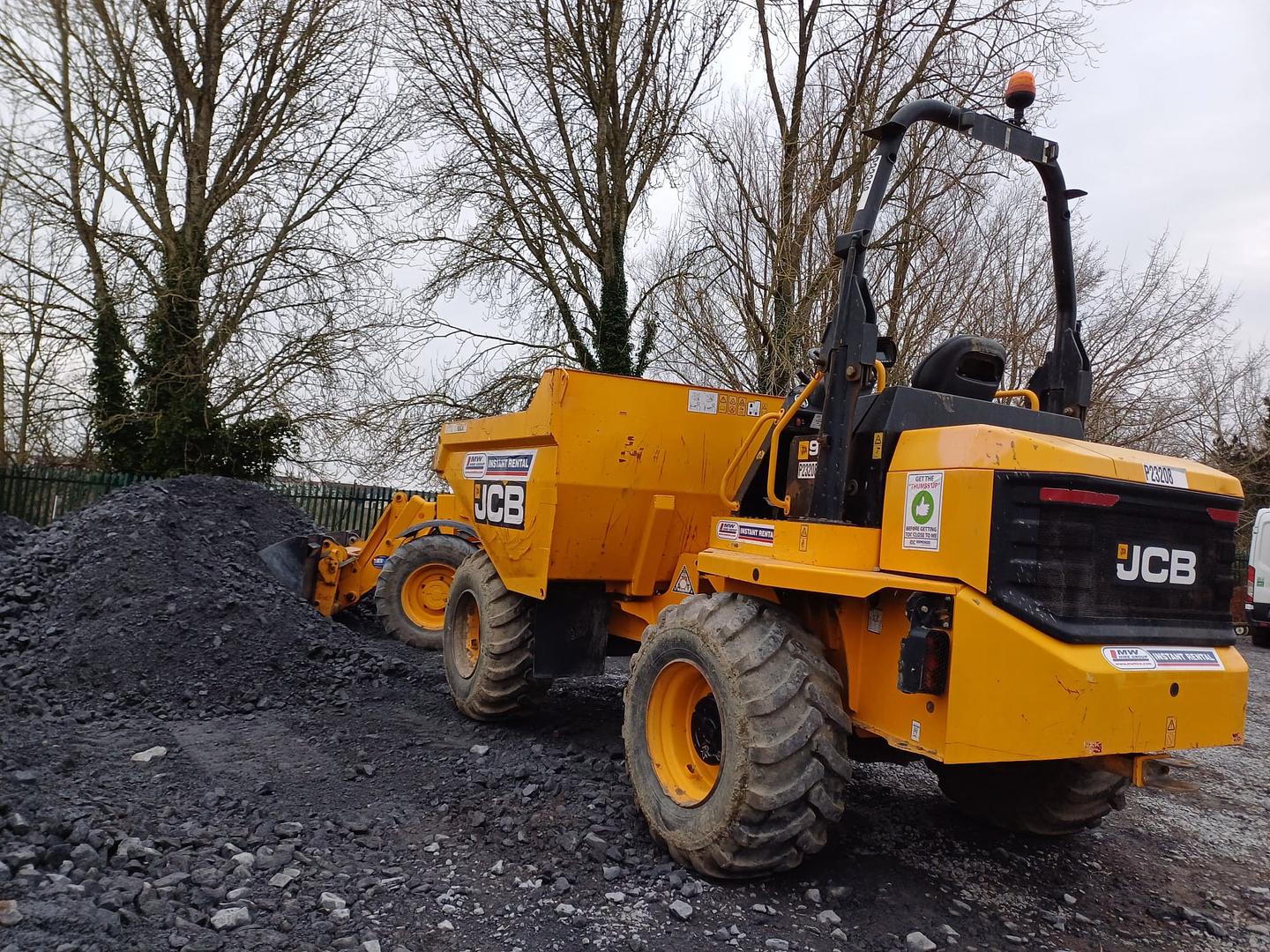 JCB Dumper delivered and put to work!