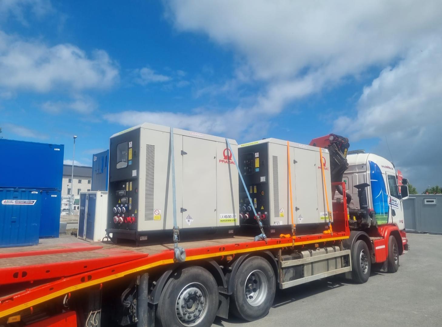 3 x new Pramac Battery Banks SOLD .heading away to our customer