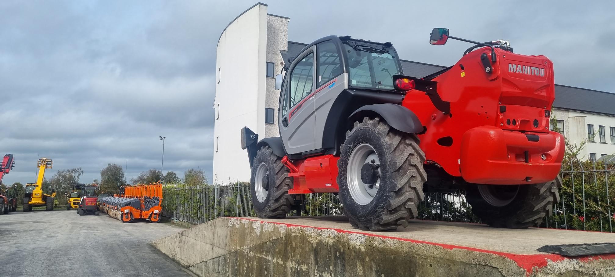 SOLD.. Ex rental 1840 Manitou on the loading ramp ready for Export