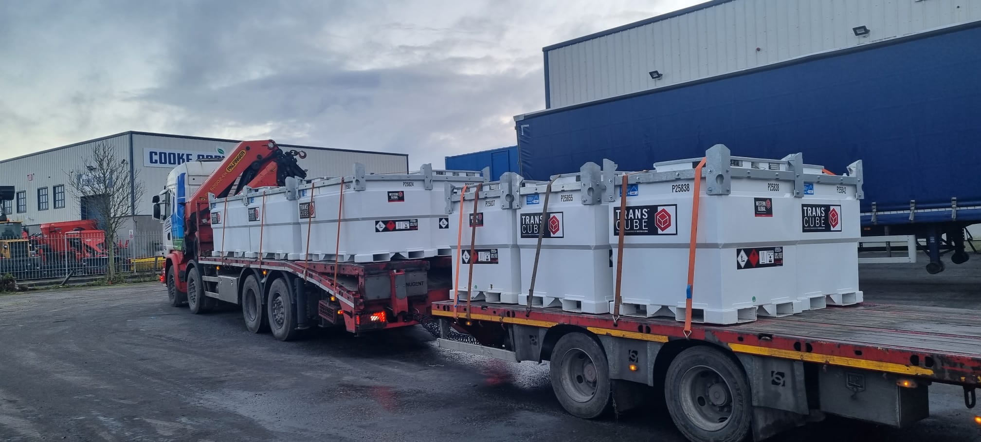 SOLD... Full load of western fuel tanks heading away to the Customer