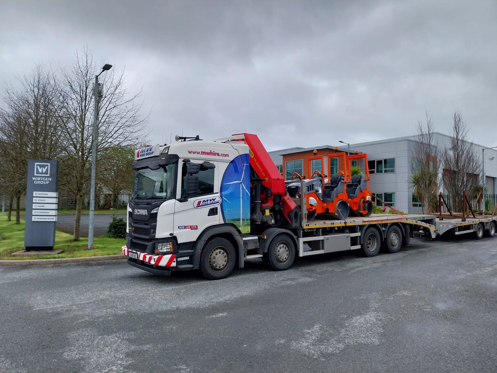 New Hamm Rollers collected from Wirtgen Ireland