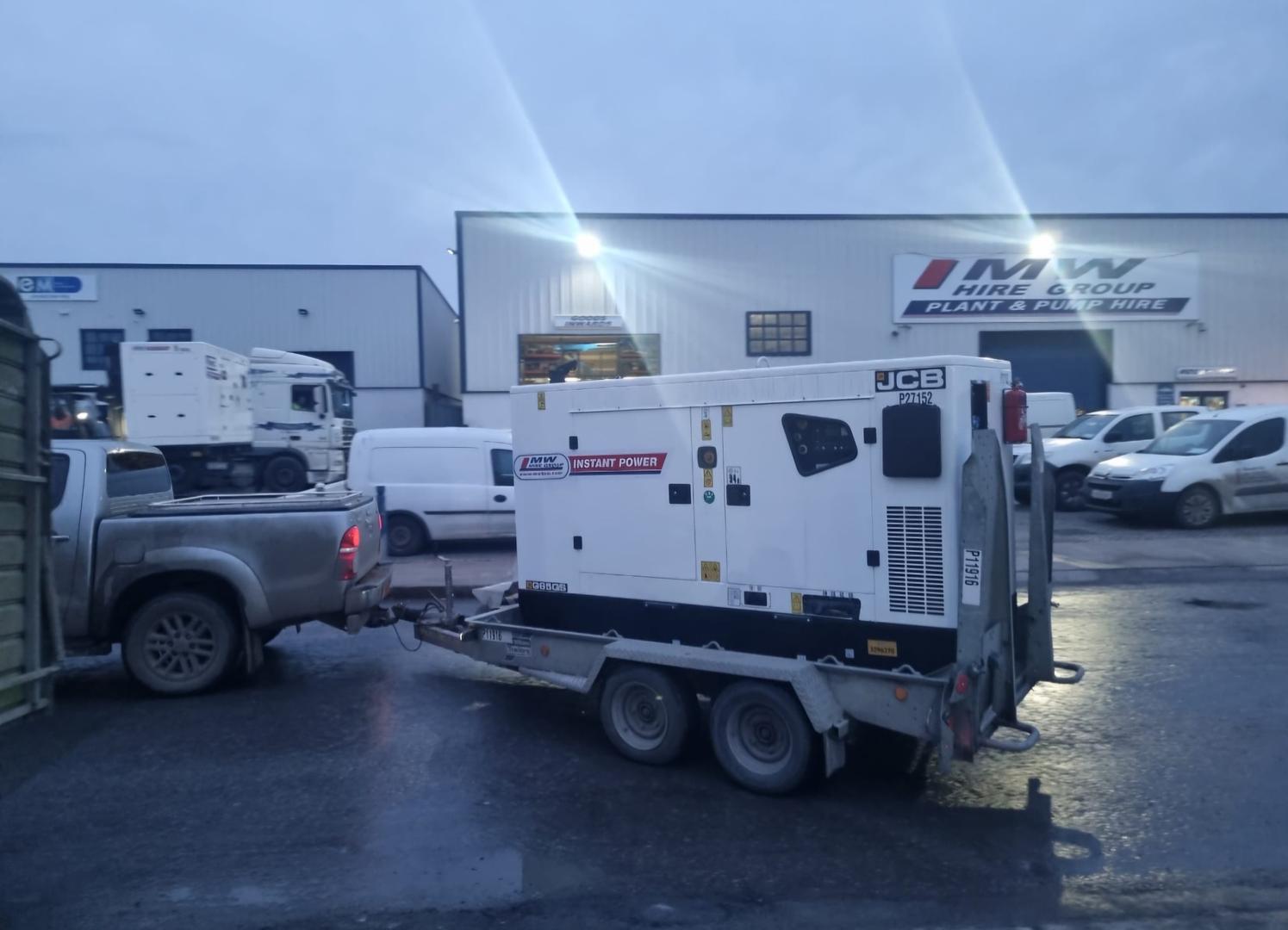 Another JCB Generator heading away with customer!